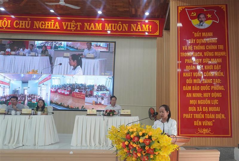 ứng viên trình bày chương trình hành động