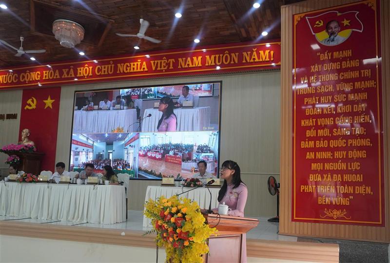 ứng viên trình bày chương trình hành động