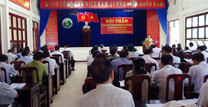 Quang cảnh Hội thảo lịch sử Đa Huoai