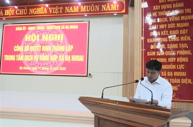 Phát biểu nhận nhiệm của ông Võ Văn Hoanh - Phó giám đốc Trung tâm