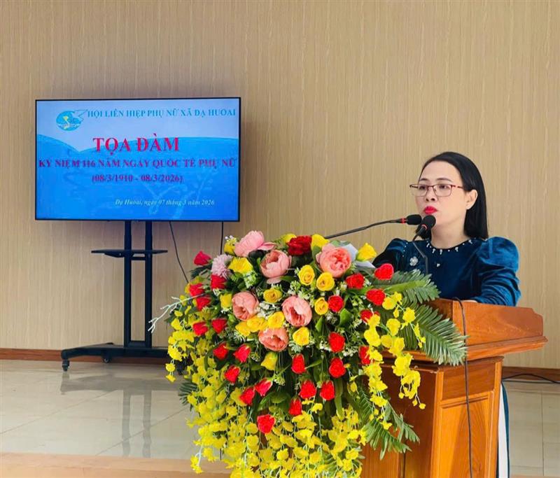 Hình ảnh buổi toạ đàm kỷ niệm 116 năm Ngày Quốc tế Phụ nữ 8/3 (08/3/1910 - 08/3/2026)