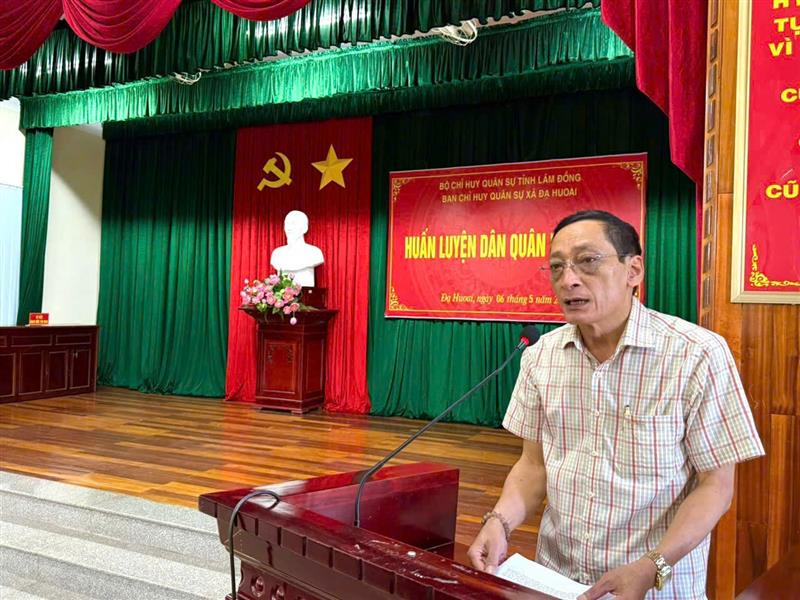 Đồng chí Lưu Hồng Long phát biểu khai mạc Đồng chí Lưu Hồng Long phát biểu khai mạc